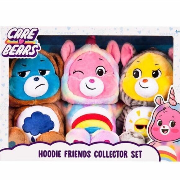 Care Bear 12.5 Snuggle Friends 3-Pack Set, Grumpy, Cheer and‎ Funshine New! - Picture 1 of 1